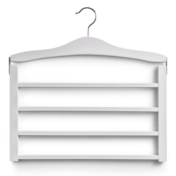 Multiple Trousers Hanger, Beech/Metal
