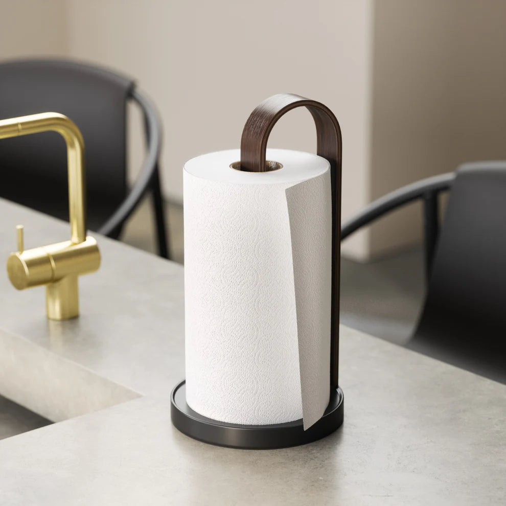 Bellwood Paper Towel Holder- Various Colours - The Organised Store