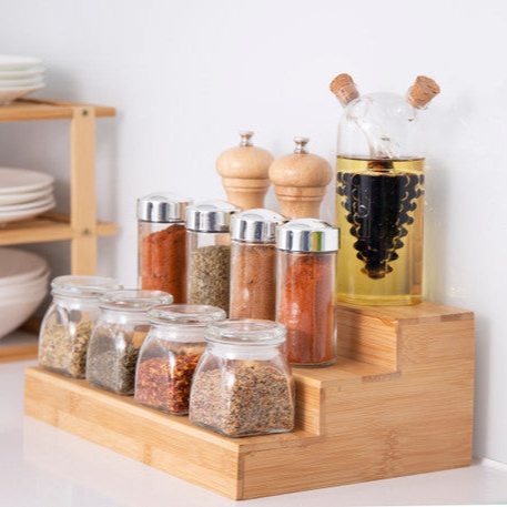 Bamboo 3-Tier Shelf Organiser - The Organised Store