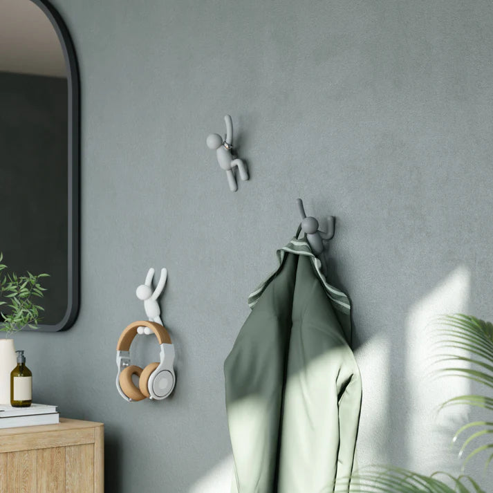 Buddy Wall Hooks -Set of 3 - The Organised Store