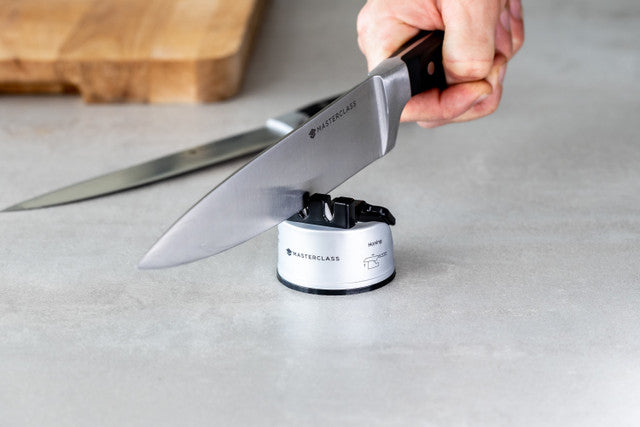MasterClass Smart Sharp Dual Knife Sharpener Silver