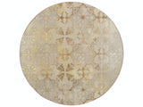 Creative Tops Gold Impressions Pack Of 4 Premium Round Placemats - Gold/Grey