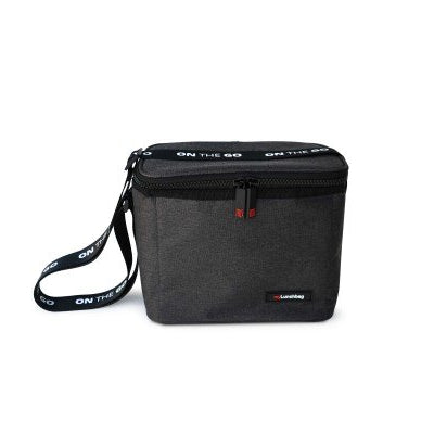 On the go Lunchbag Black- 4L