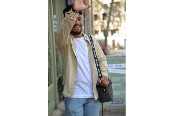 On the go Lunchbag Black- 4L