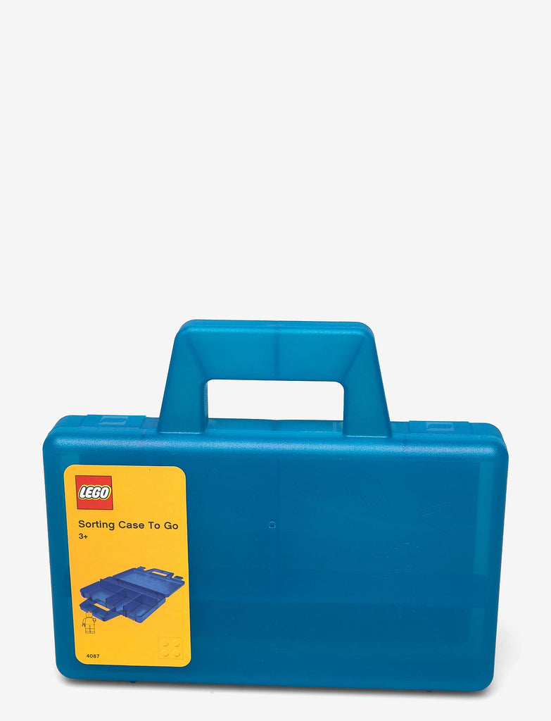 Lego Sorting case To Go - Transparent - Blue