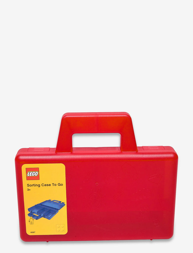 Lego Sorting Case To Go - Transparent - Red