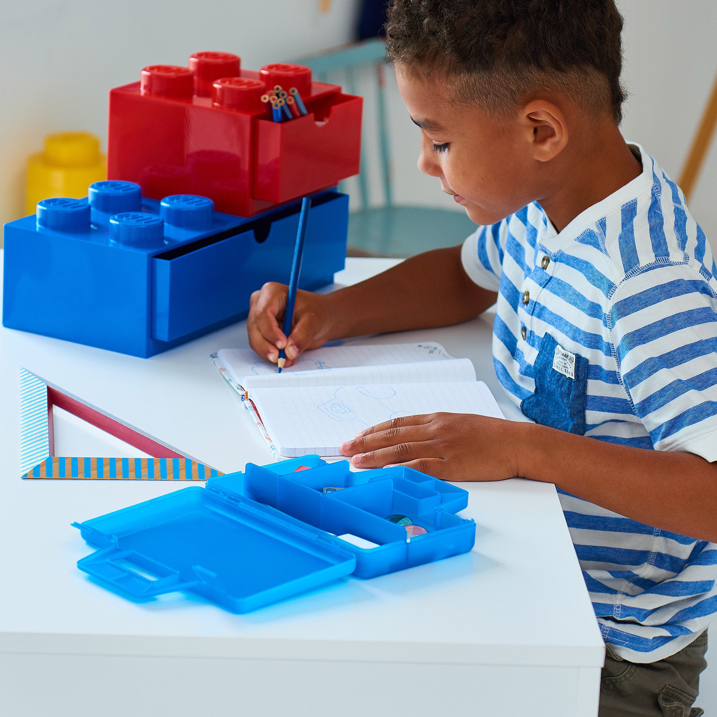 Lego Sorting case To Go Transparent Blue