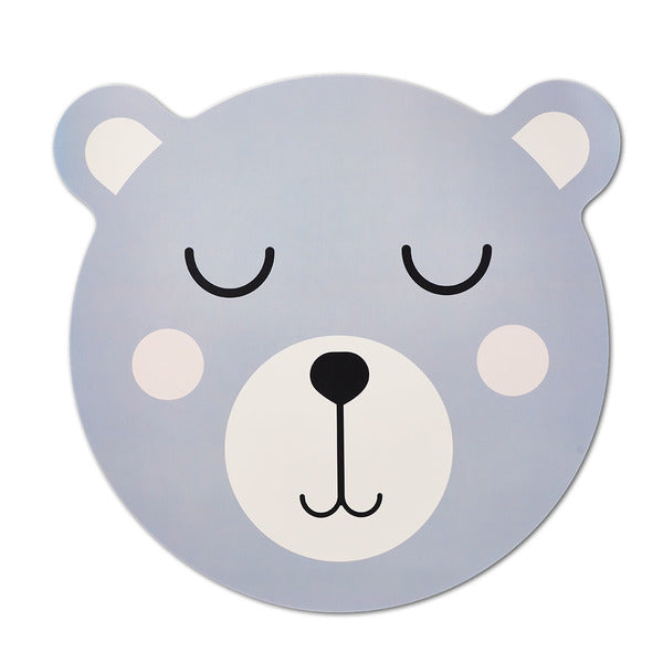 Placemat "Bear" , Plastic - Various Colours - The Organised Store