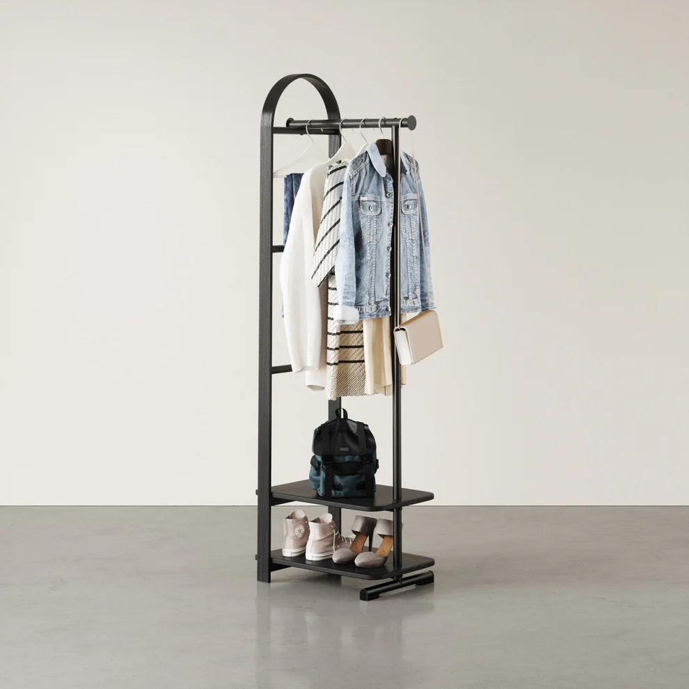 Bellwood Coat Rack-Black - The Organised Store