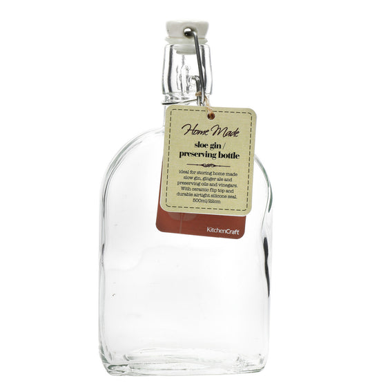 KitchenCraft Home Made Sloe Gin Bottle- 500ml