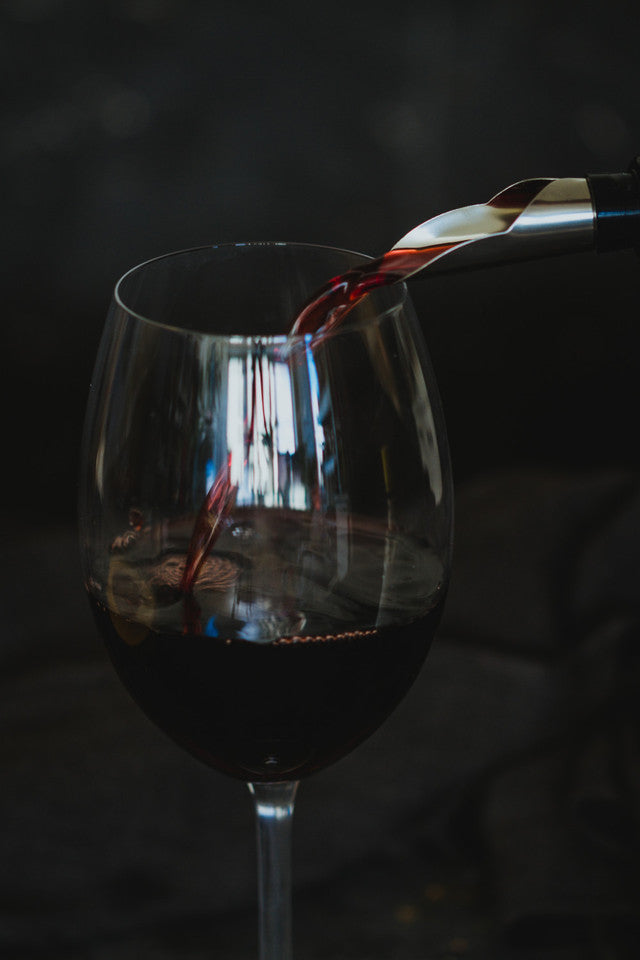 BarCraft Stainless Steel Wine Pourer with Stopper