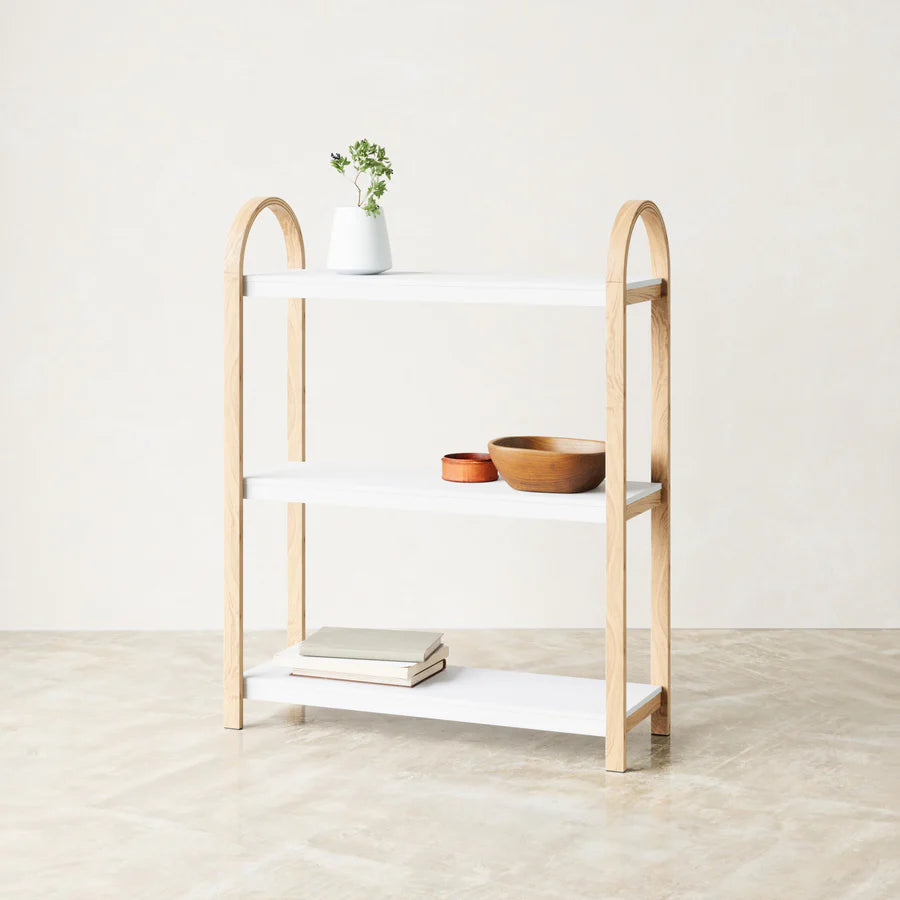 Bellwood Freestand Shelf - 3 Tier - White/Natural