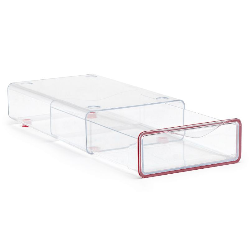Set 3 Fridge Organizer Drawer - S+M+L + Rack Fresh Box