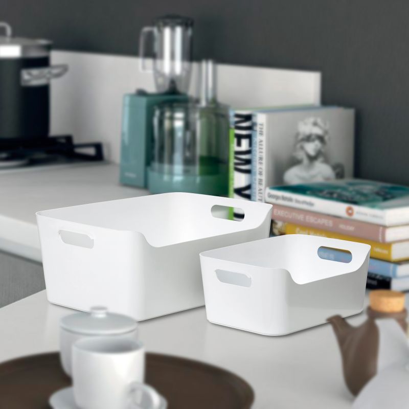 Storage Basket 3.5L Basic White