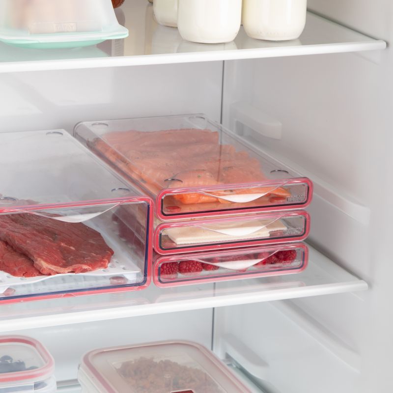Set 3 Fridge Organizer Drawer - S Fresh Box