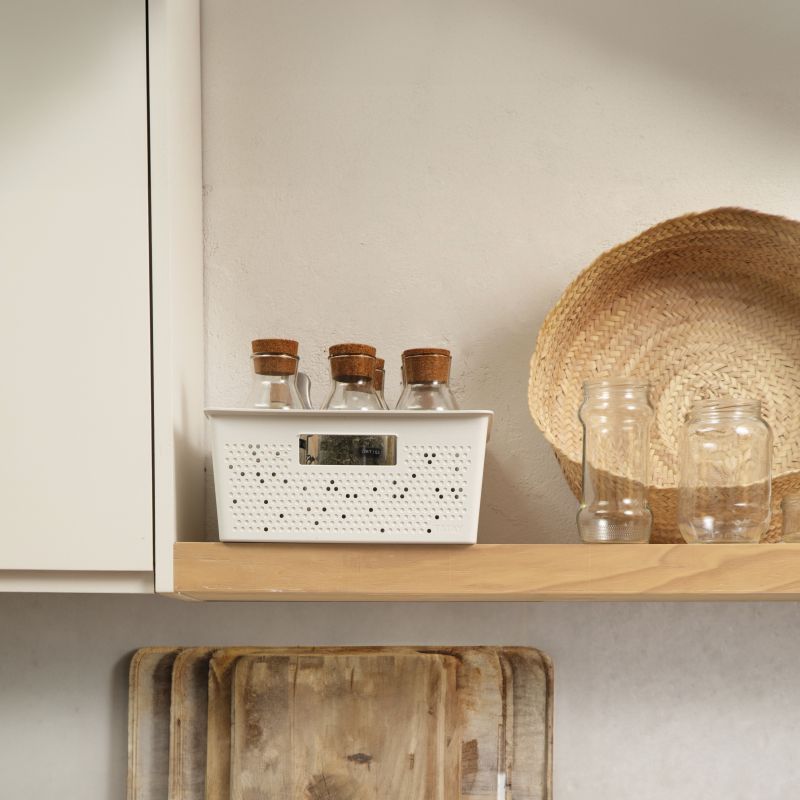 Storage Basket M 12L Bohol Sky White