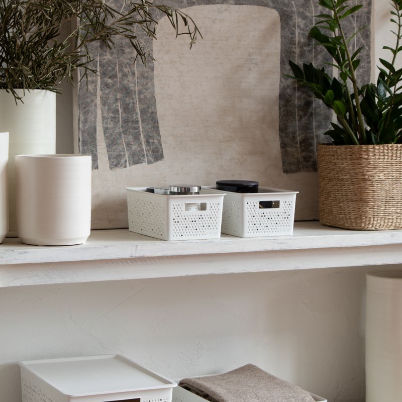 Storage Basket S 4L Bohol Sky White