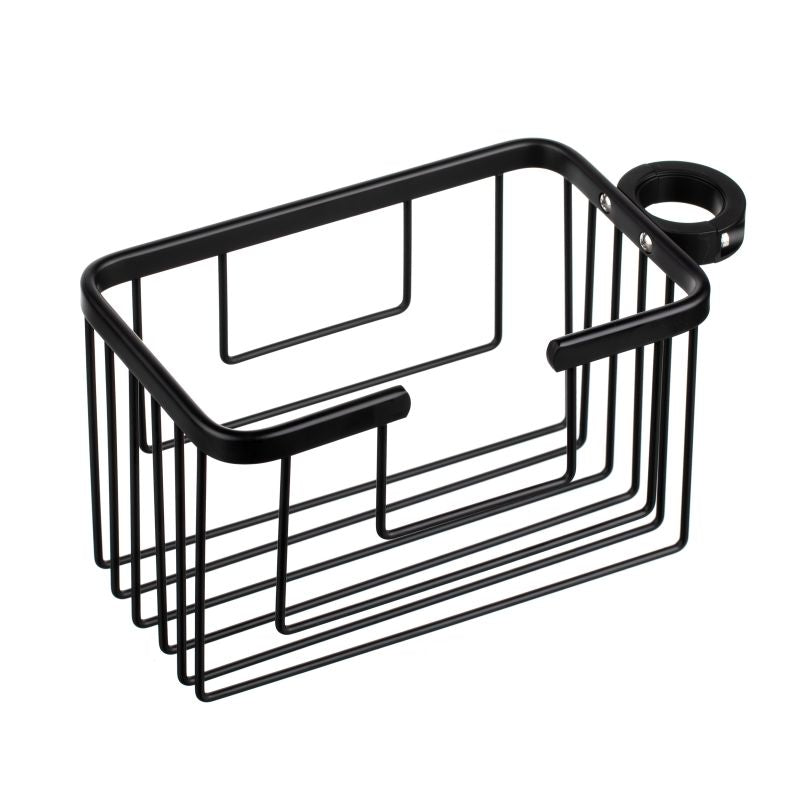 Caddy For Shower Bars Aluminium Black