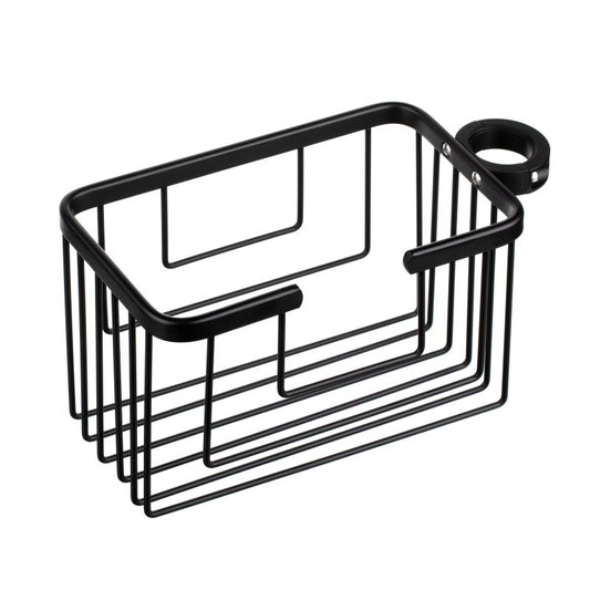 Caddy For Shower Bars Aluminium Black