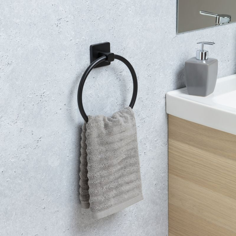 Towel Ring Nero Black