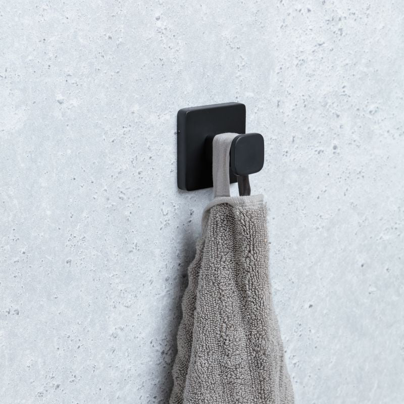 Hook-Nero-Black- Adhesive fitting