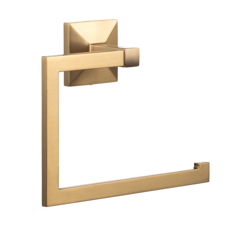 Hook & Towel Ring- Iconic- GF Gold- Screw or Glue to surface
