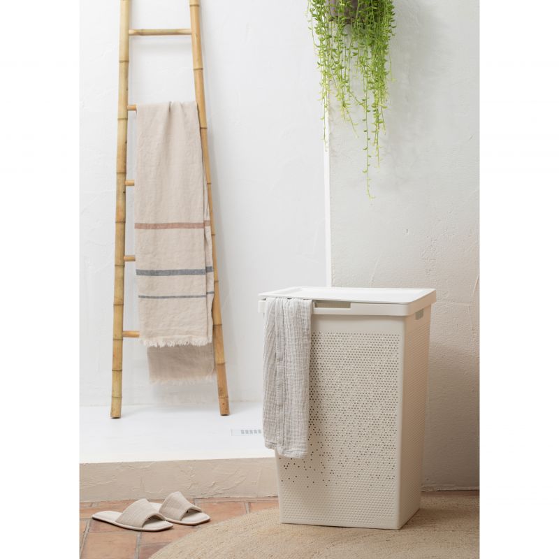 Laundry Hamper 60L Bohol Sky White