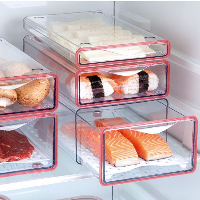 Fridge Organizer Drawer - Stackable-Fresh Box-Large