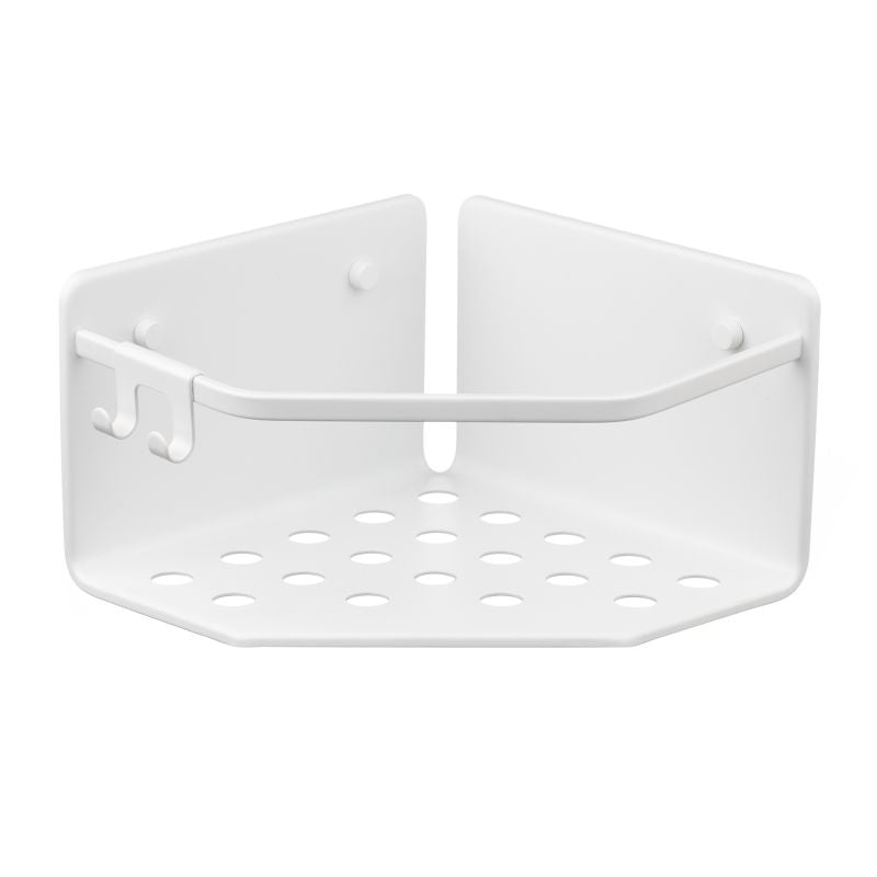 Corner Storage Basket Serenity Artic White