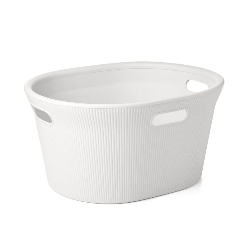 Laundry Basket Baobab Sky White