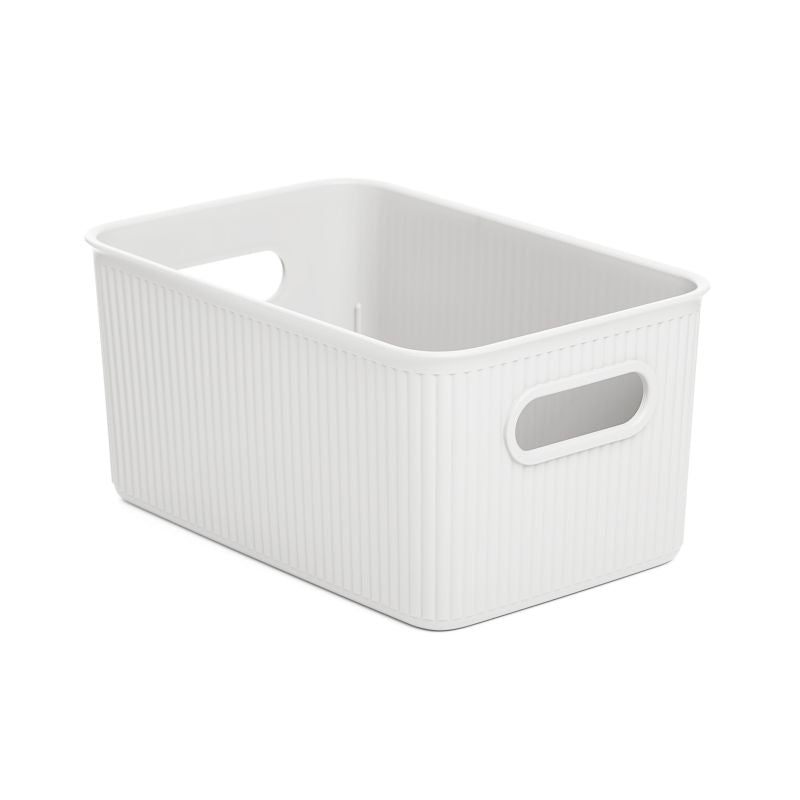 Storage Basket M 5L Baobab Sky White