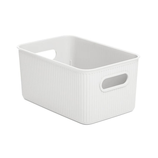 Storage Basket M 5L Baobab Sky White
