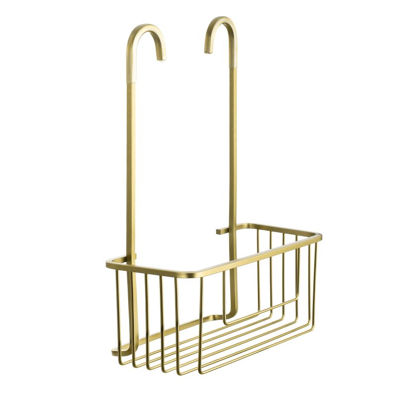 One Tier Shower Caddy Aluminium Gold