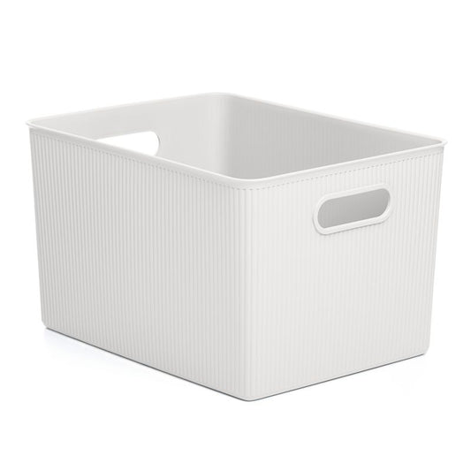 Storage Basket Xl 22L Baobab Sky White