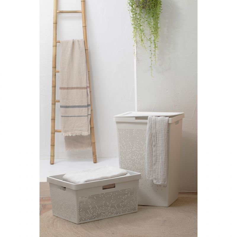 Laundry Hamper 60L Bohol Sky White