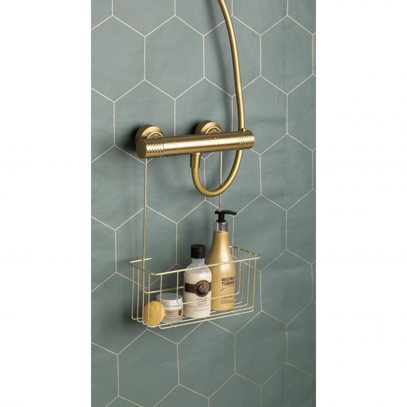 Air Shower Caddy Gold