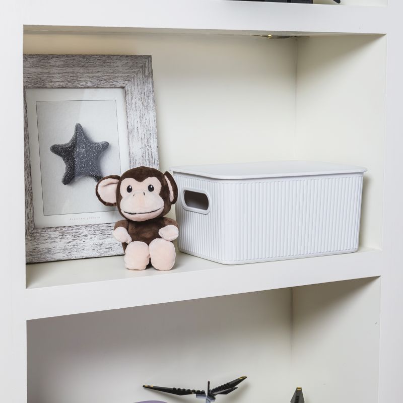 Storage Basket M 5L Baobab Sky White