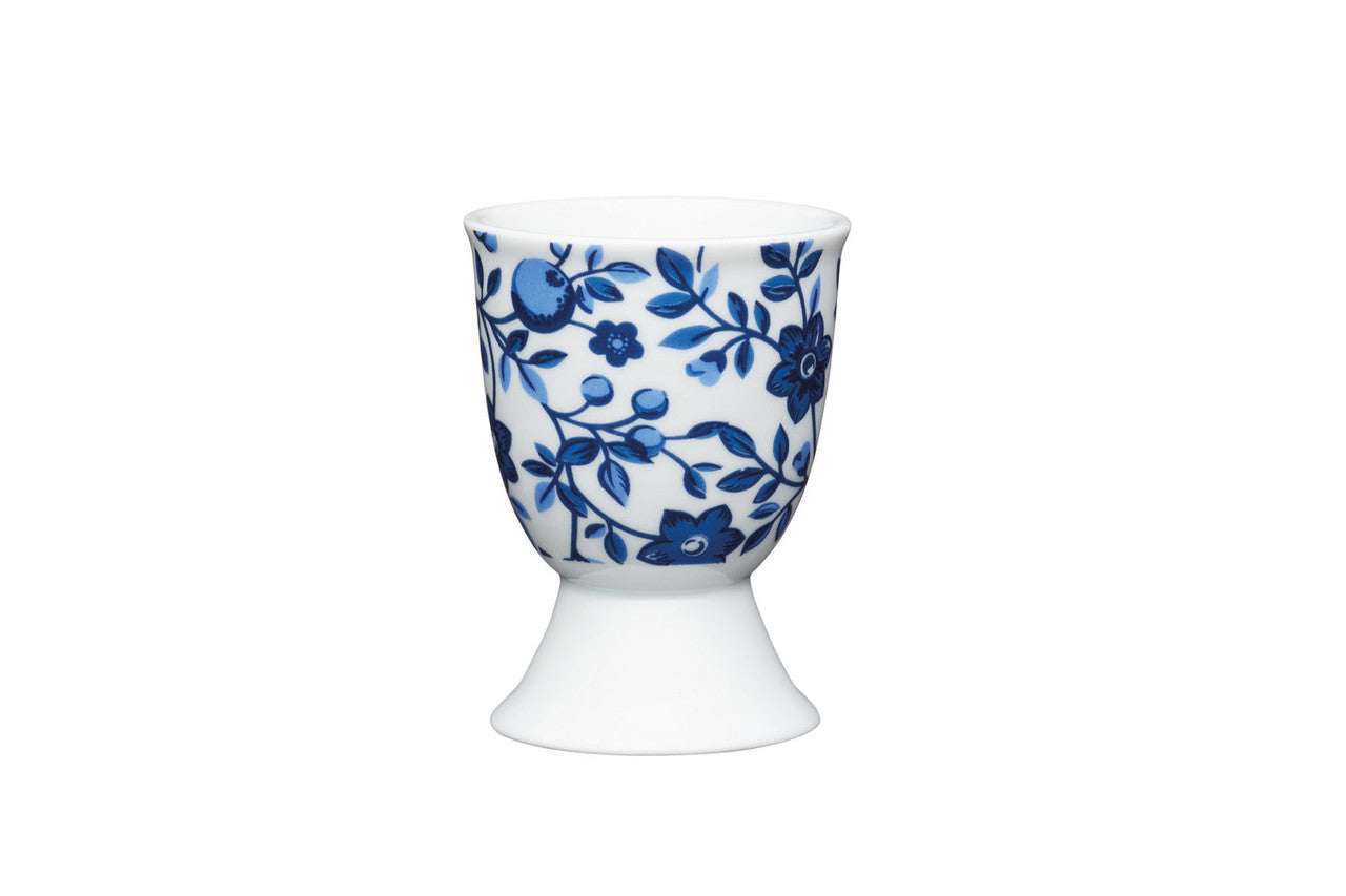 Traditional Floral Porcelain Egg Cup
