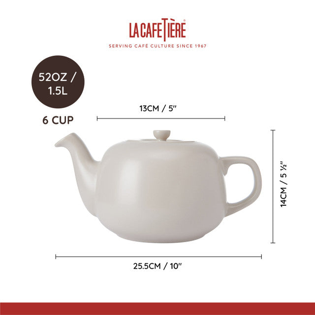 La Cafetière Classic Teapot Latte, 1.5L