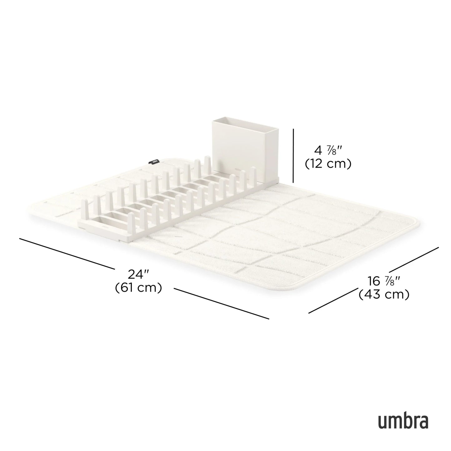 UDry Ultra Drying Rack with Mat - Sand or Black - The Organised Store