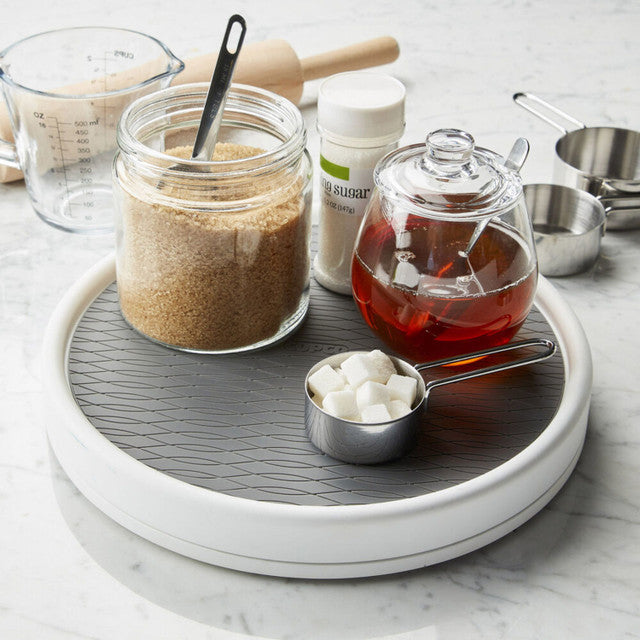 Copco White Lazy Susan Food Storage Solution-Various Sizes - The Organised Store
