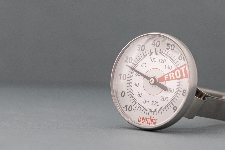 La Cafetière Milk Frother Thermometer, Stainless Steel