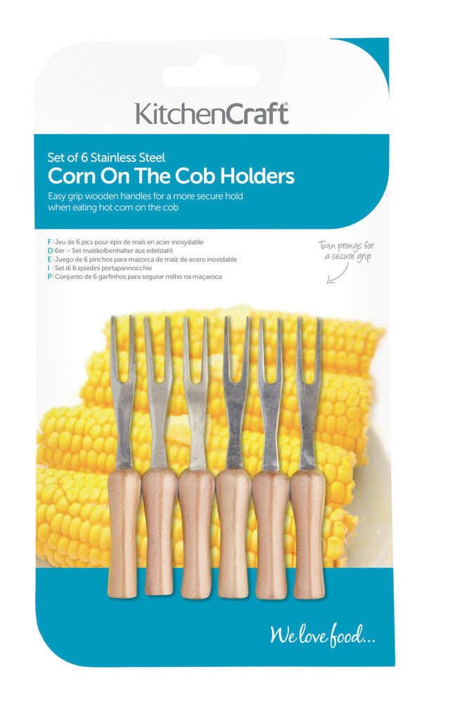 Set of 6 Corn on the Cob Holders