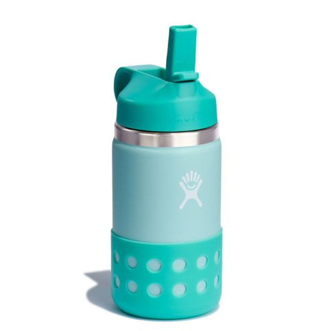 24 Oz Wide Mouth Water Bottle With Flex Straw Cap - Agave