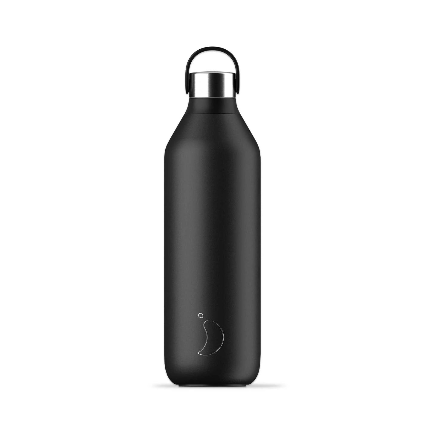 Chilly's Series 2 1L Bottle - Abyss Black - The Organised Store