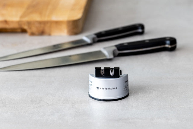 MasterClass Smart Sharp Dual Knife Sharpener, Silver