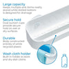 Suction Caddy With Wash Cloth Holder- Recycled Plastic