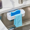 Suction Caddy With Wash Cloth Holder- Recycled Plastic