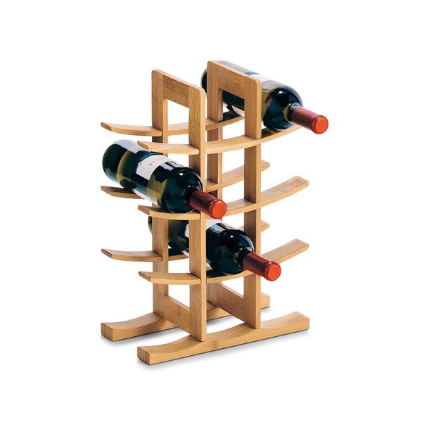 Wine Rack For 12 Bottles, Bamboo
