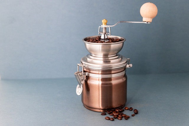 Copper Coffee Grinder, Stainless Steel - The Organised Store